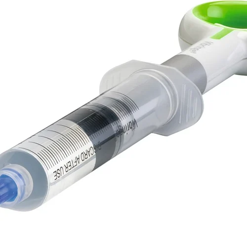 Vibringe engangssprøyter