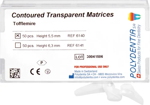 Tofflemire-matriser transparente