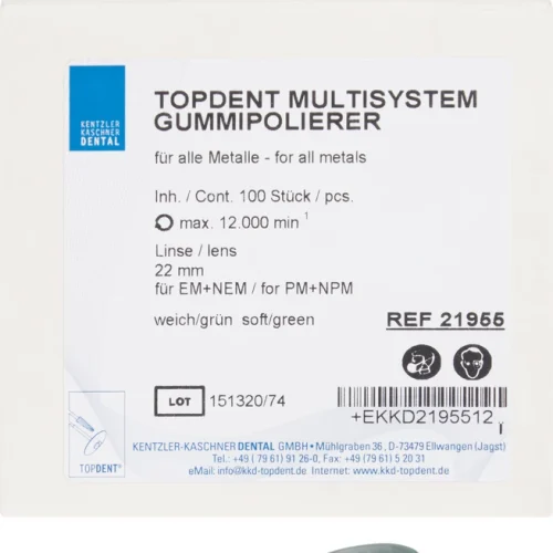 TOPDENT Multisystem-gummipolisher