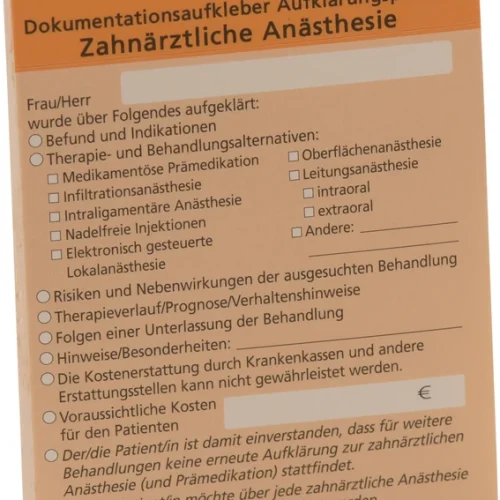 Dokumentasjonsklistremerker opplysningsplikt