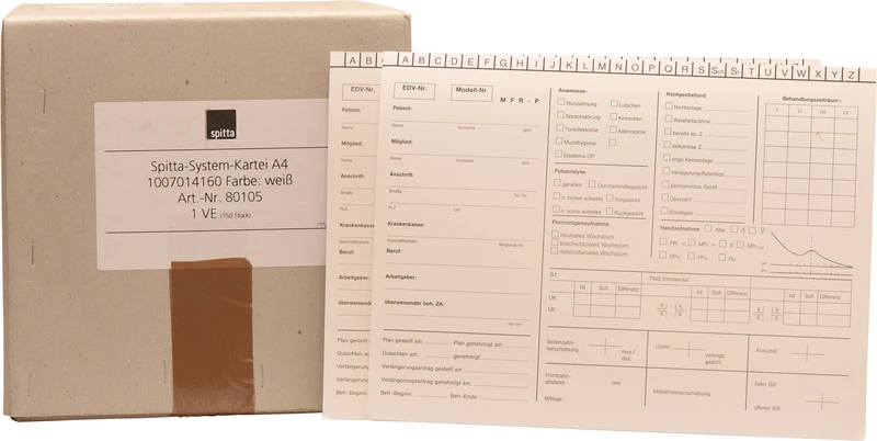 Kartotekkort kjeveortopedi