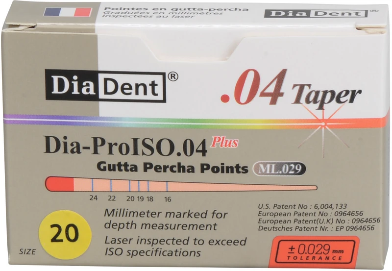 DiaDent® Dia-Pro guttaperka-spisser