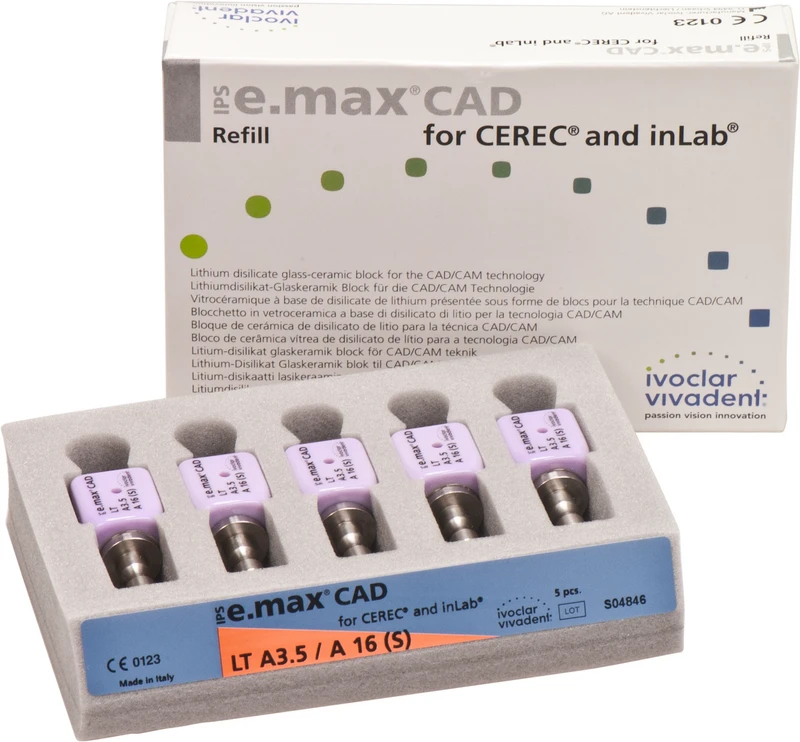 IPS e.max CAD Abutment-løsninger for CEREC/inLab