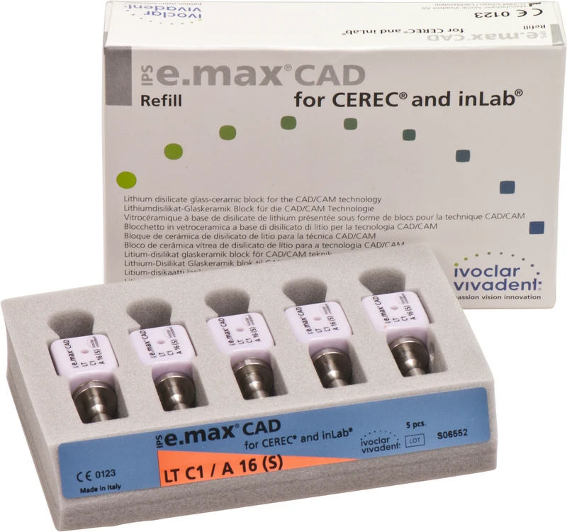 IPS e.max CAD Abutment-løsninger for CEREC/inLab