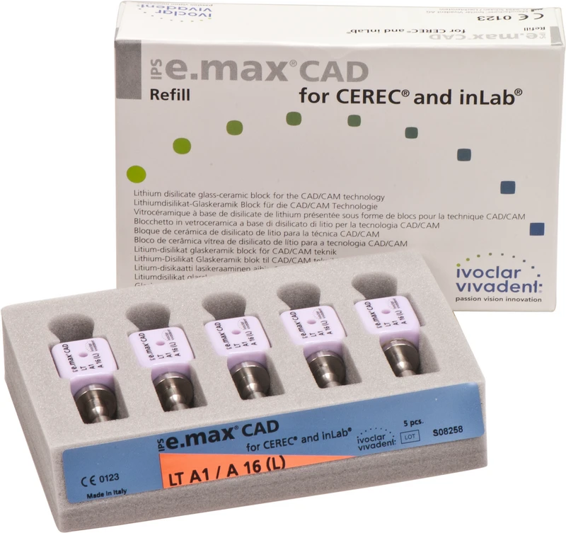 IPS e.max CAD Abutment-løsninger for CEREC/inLab