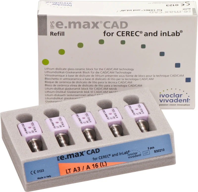 IPS e.max CAD Abutment-løsninger for CEREC/inLab