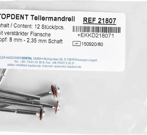 TOPDENT tellermandrel
