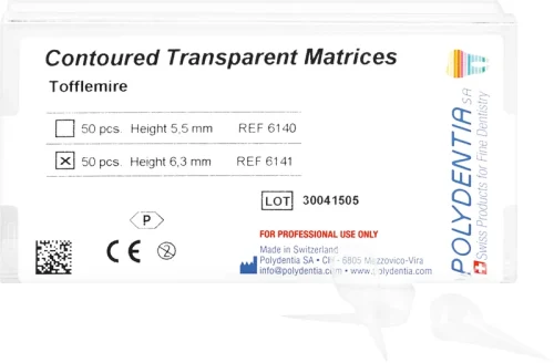 Tofflemire-matriser transparente