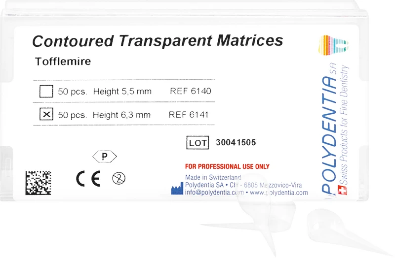 Tofflemire-matriser transparente