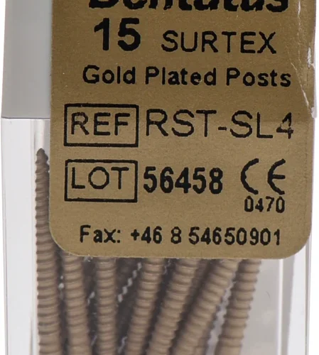 Classic Surtex forgylte rotstifter