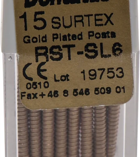 Classic Surtex forgylte rotstifter