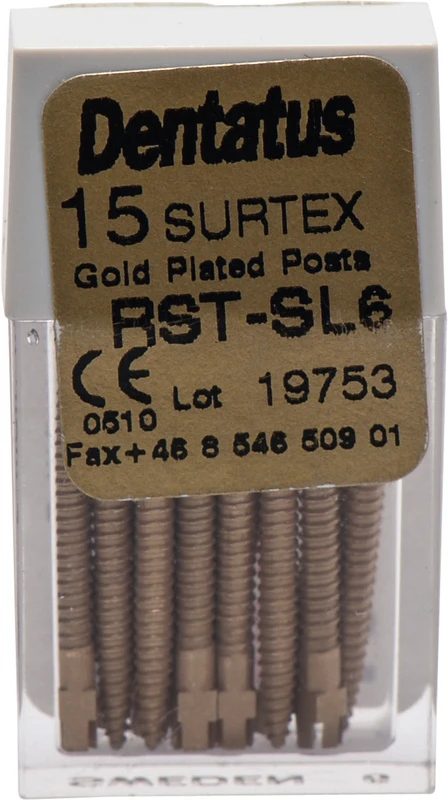 Classic Surtex forgylte rotstifter