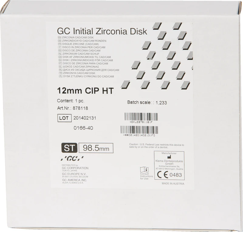 GC Initial™ Zirconia Disk