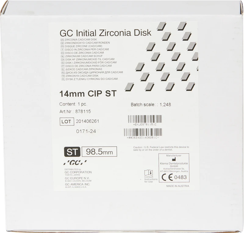 GC Initial™ Zirconia Disk