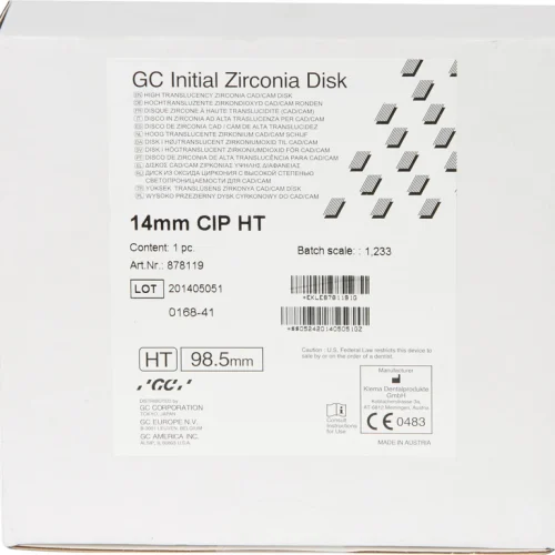 GC Initial™ Zirconia Disk