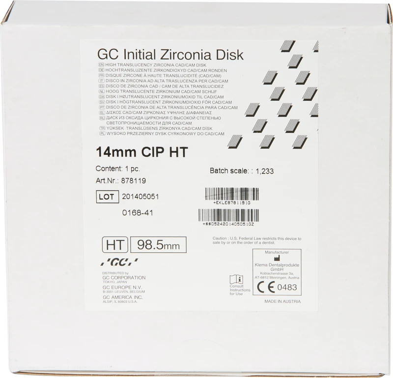GC Initial™ Zirconia Disk