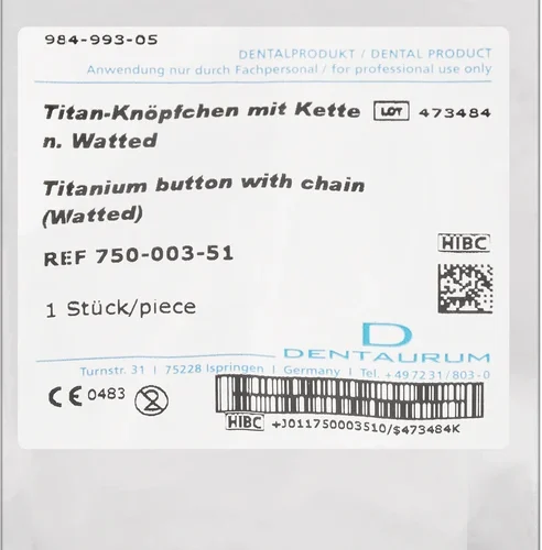 Titan-knapp med kjede etter Watted