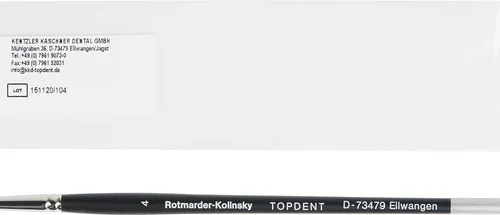 TOPDENT Pinsel Rotmarder Kolinsky