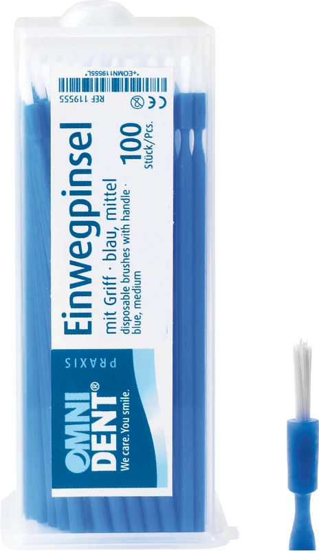 Omni engangsbørster med håndtak