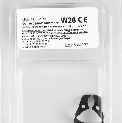 KKD® kofferdamklemmer triColor Antireflect