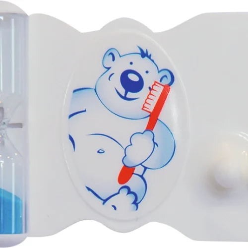 Tannbørsteholder med klokke