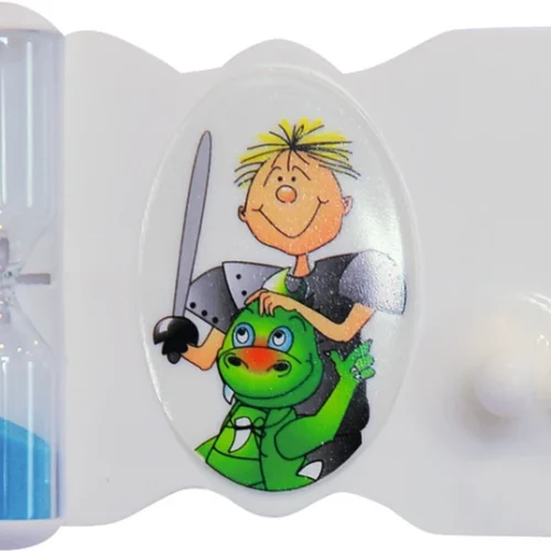 Tannbørsteholder med klokke