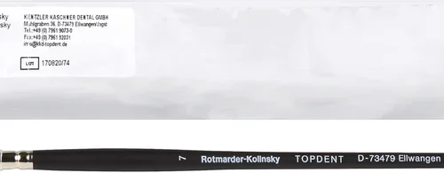 TOPDENT Pinsel Rotmarder Kolinsky