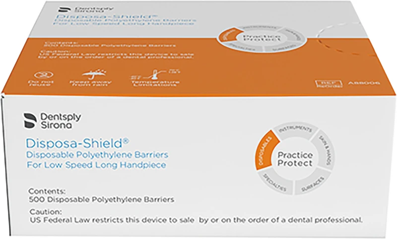 Engangsdeksel i polyetylen for langt håndstykke