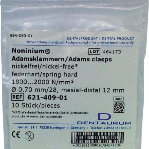 Noninium® Adamsklammer