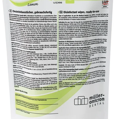 Dentalrapid® SD våtservietter