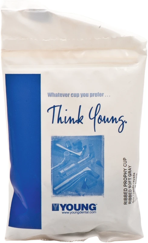 Young™ Prophylaxekopp Ribbed Screw-Type