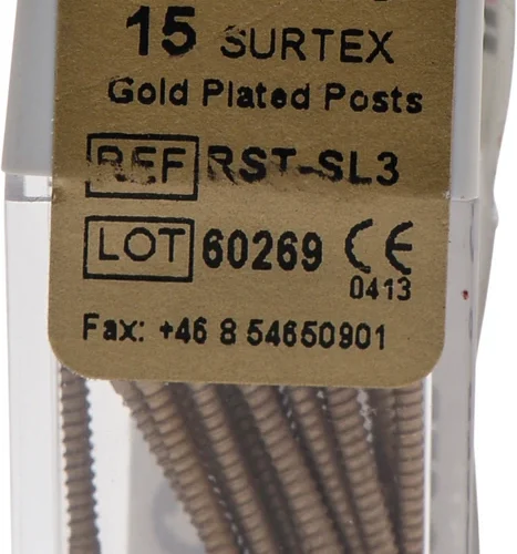 Classic Surtex forgylte rotstifter