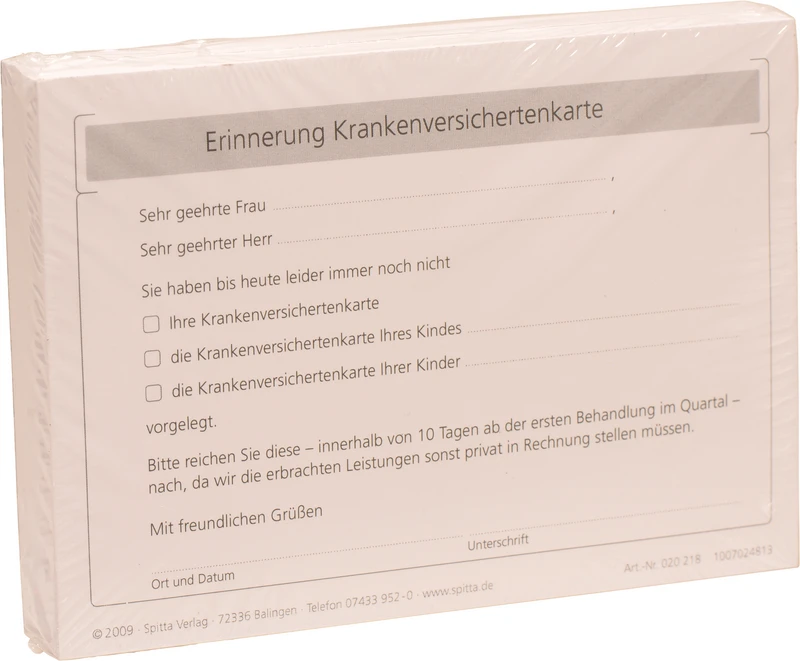 Påminnelse om helseforsikringskort