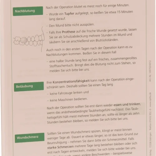 Pasientinformasjonsark