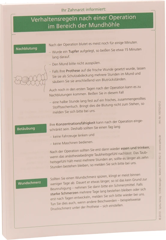 Pasientinformasjonsark