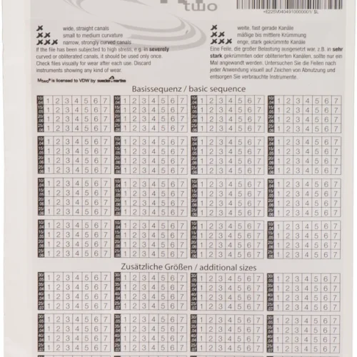 Mtwo® Kontrollklistremerke