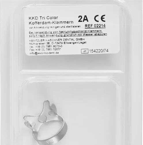 KKD® kofferdamklemmer triColor Antireflect