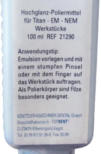 TOPDENT Hi-Finish emulsjon