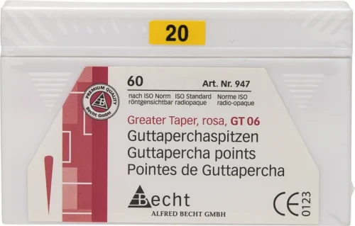 Guttapercha-spisser rosa Greater Taper