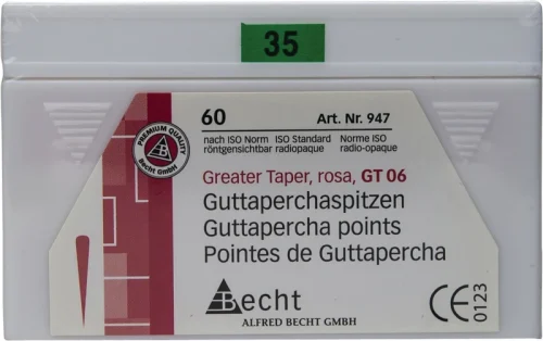 Guttapercha-spisser rosa Greater Taper