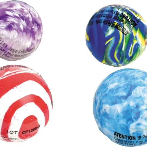 Fargerike hoppeballer