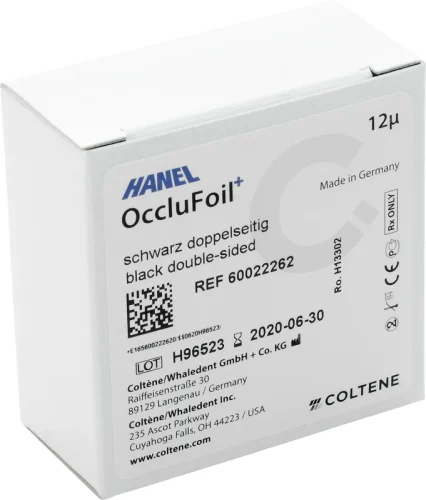 HANEL OccluFoil+, dobbeltsidig 12µ