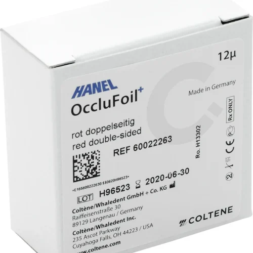 HANEL OccluFoil+, dobbeltsidig 12µ
