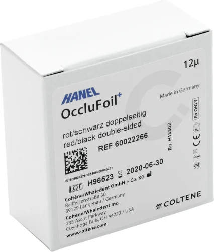 HANEL OccluFoil+, dobbeltsidig 12µ