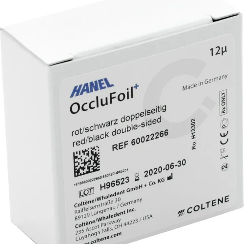 HANEL OccluFoil+, dobbeltsidig 12µ