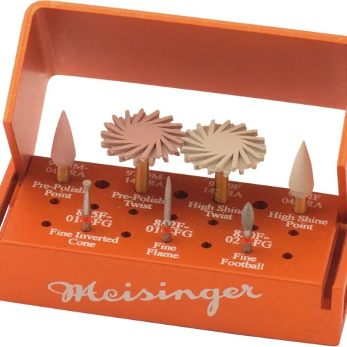 Intraoral Twist Polisher for Hybrid Ceramics