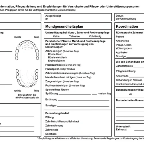 Tannlegeinformasjon pleieanvisning