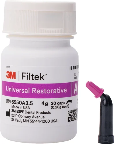 Filtek™ Universal Restorative, A3,5, 20 x 0,2g kapsler