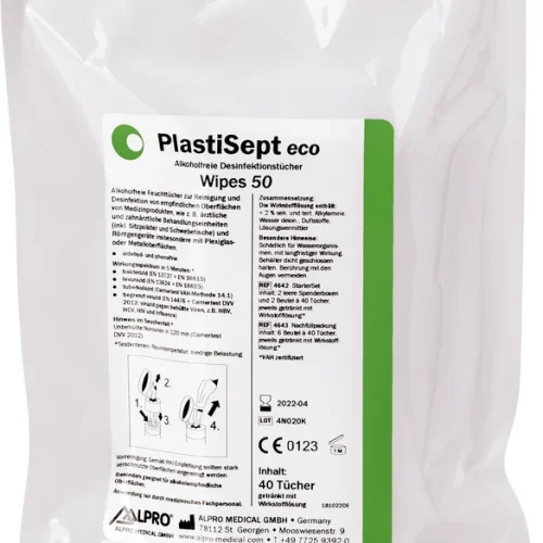 PlastiSept eco Wipes 50