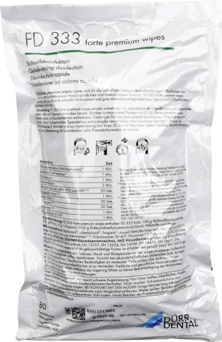 FD 333 forte premium wipes flatedesinfeksjon
